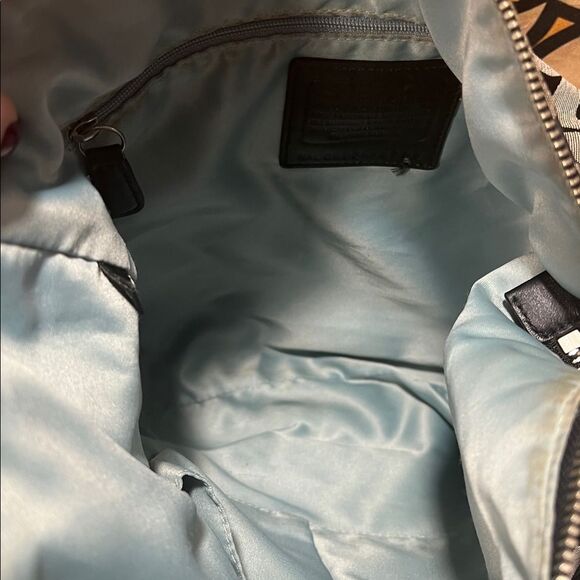 Coach Kristin Black and Cream Signature Hobo Bag - #14753 - Picture 10 of 15